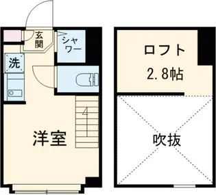 ハーモニーテラス高井戸西【1階】の間取り