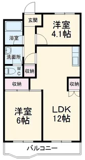 サンヴェール【1階】の間取り