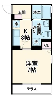 T−ハウスnk【1階】の間取り