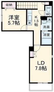 ビュトカイユ【2階】の間取り