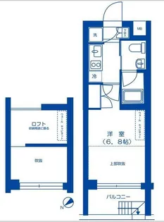 ブライズ上池台【-1階】の間取り