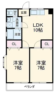 センチュリーマンション【1階】の間取り