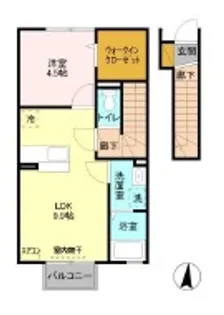 ベルフィーユ【2階】の間取り