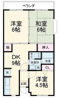第三大越ビル【3階】の間取り