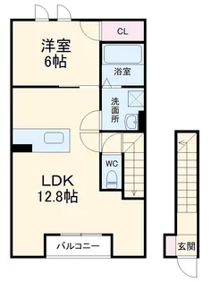 プランドールⅡ【2階】の間取り