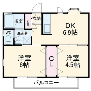 ハイム・デ・パウゼ【1階】の間取り
