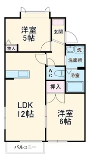 ヴェルドミール B【202号室】の間取り