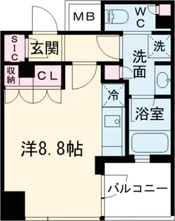 コンフォリア新中野【3階】の間取り