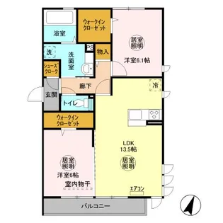 ラ・ルーチェ【3階】の間取り