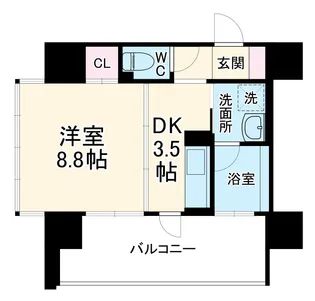 さくらHills NAGOYA WEST【304号室】の間取り