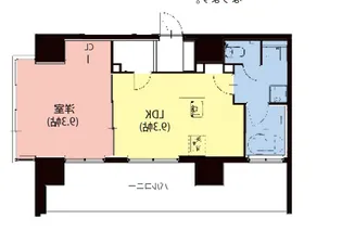 さくらHills NAGOYA WEST【4階】の間取り