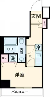 GENOVIAお花茶屋skygarden【8階】の間取り