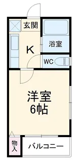 ファイブスターハイツ【2階】の間取り