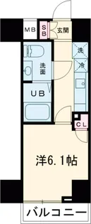 GENOVIAお花茶屋skygarden【10階】の間取り