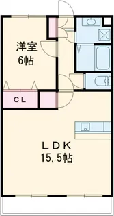 ラ・メール【201号室】の間取り