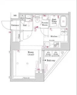 アクサス中野レジデンス【4階】の間取り