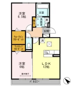 グラン タスティエーラ【202号室】の間取り