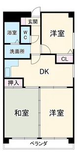 エスポワール八事【4階】の間取り