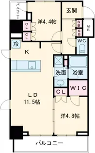 DIPS赤羽RESIDENCE【6階】の間取り