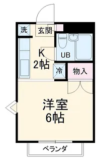 ブルーメゾン【202号室】の間取り