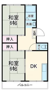 パールハイツ【2階】の間取り