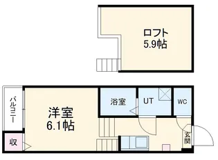 ルミエールHS【1階】の間取り