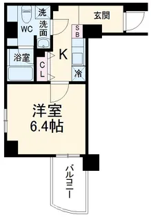 マーレ横浜白金【7階】の間取り