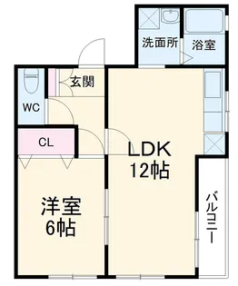 ステイタスいずみ【205号室】の間取り
