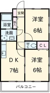 ネイ・クレストⅠ【101号室】の間取り