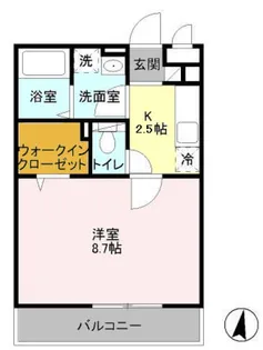 TheRitzTAKANO【1階】の間取り