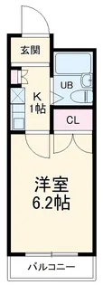 アムールフジ【3階】の間取り