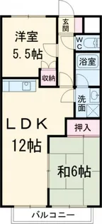 シャドロン【202号室】の間取り