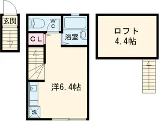 バーミープレイス平井【2階】の間取り