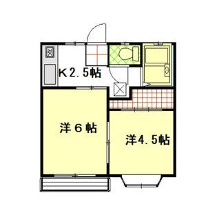 ピュアストリーム【1階】の間取り