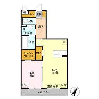 エスポワール神明【3階】の間取り