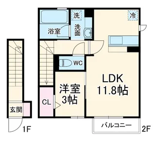 ルミエール【2階】の間取り