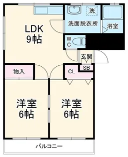 ボビーハイツ【2階】の間取り