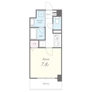 パークハイム日比野【6階】の間取り