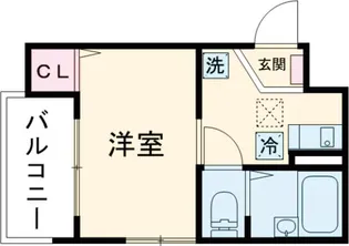 グランフォート五反野【101号室】の間取り