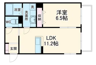 アトランティス四ツ谷【1階】の間取り