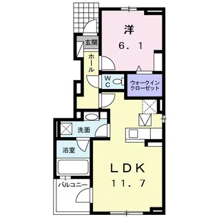 サニーホームⅤ【1階】の間取り