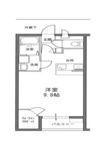 SEIWAⅡ【1階】の間取り