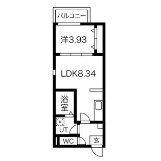 Patina烏森【1階】の間取り