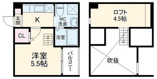 luce【2階】の間取り