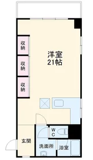 南浦和マンション【3階】の間取り