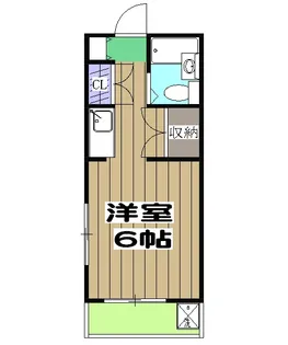 ブラザー徳大寺【3階】の間取り