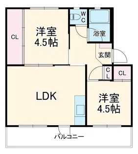 二村ビル【3階】の間取り