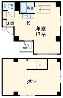 HOUSE108今池公園【402号室】の間取り