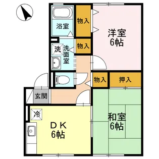 ロジュマン ラフォーレ【103号室】の間取り