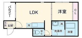 ルミナス野並【301号室】の間取り